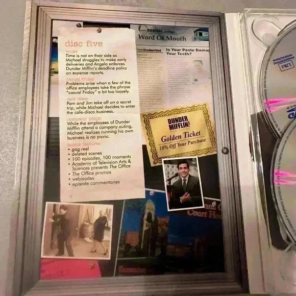 The Office: Complete Fifth Season 5 (DVD, 2008, 5-Disc Set) - Picture 8 of 10